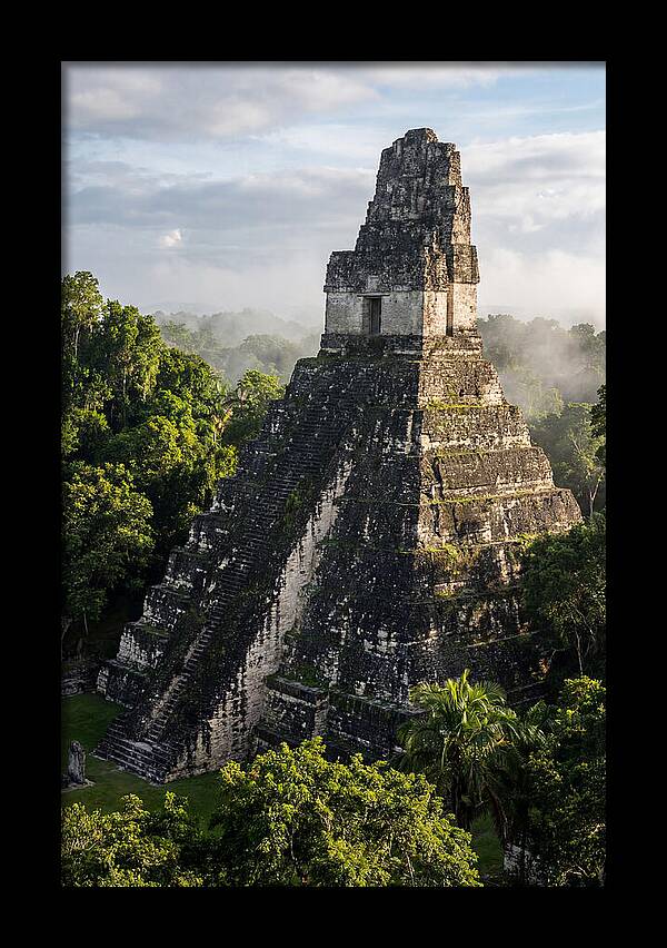 Mayan Majesty Amidst Lush Greenery