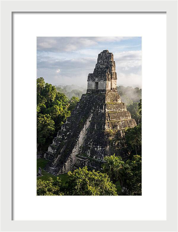 Mayan Majesty Amidst Lush Greenery