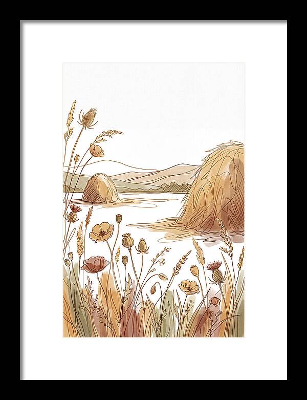 Meadow Hay Harvest Serenity