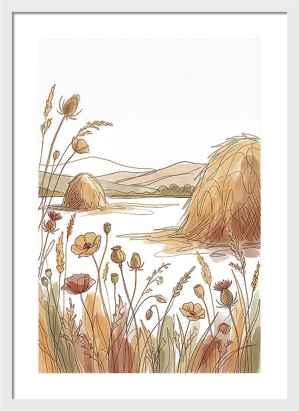 Meadow Hay Harvest Serenity