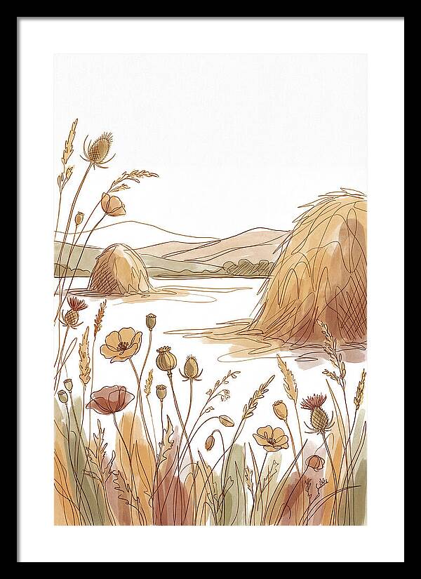 Meadow Hay Harvest Serenity