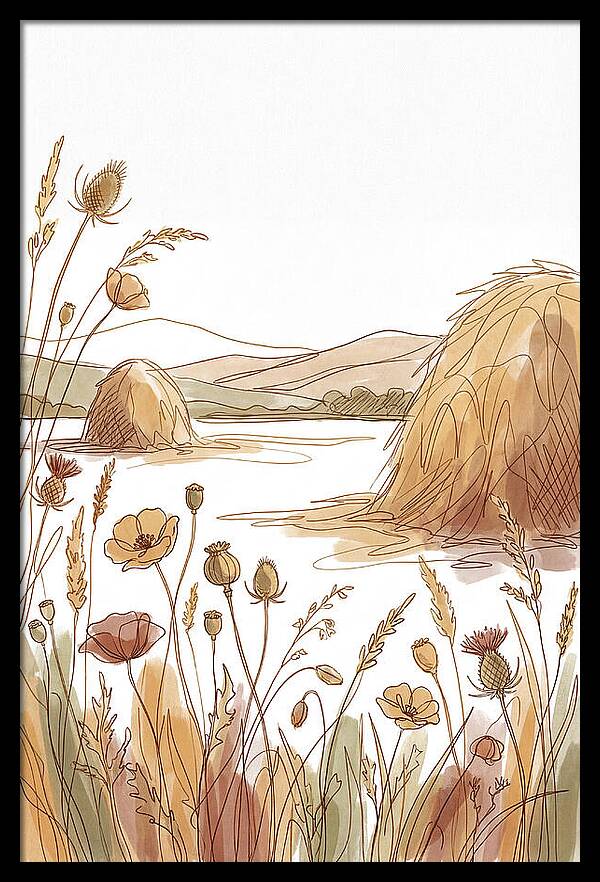 Meadow Hay Harvest Serenity