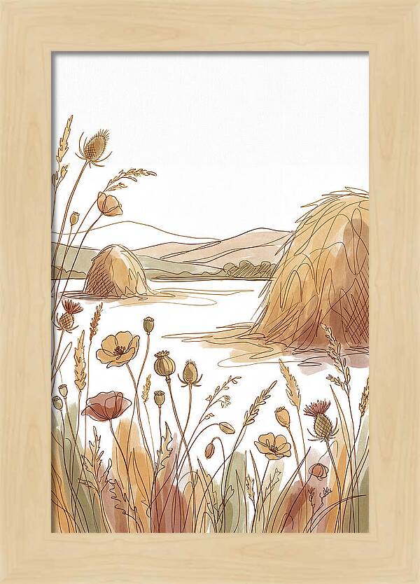 Meadow Hay Harvest Serenity