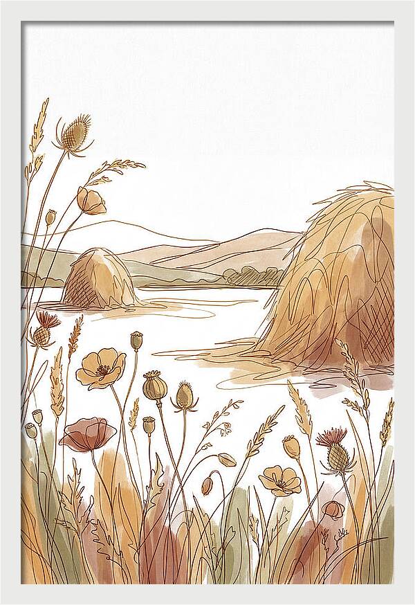 Meadow Hay Harvest Serenity