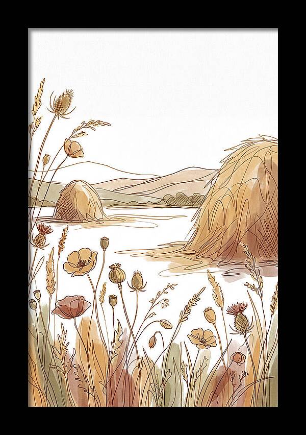 Meadow Hay Harvest Serenity