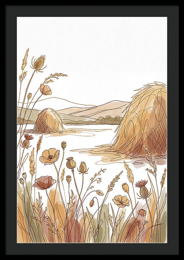 Meadow Hay Harvest Serenity