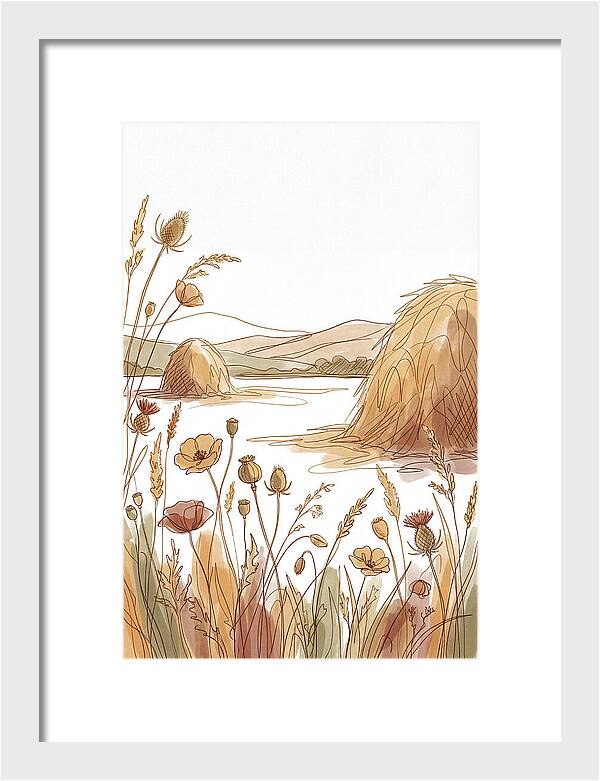 Meadow Hay Harvest Serenity