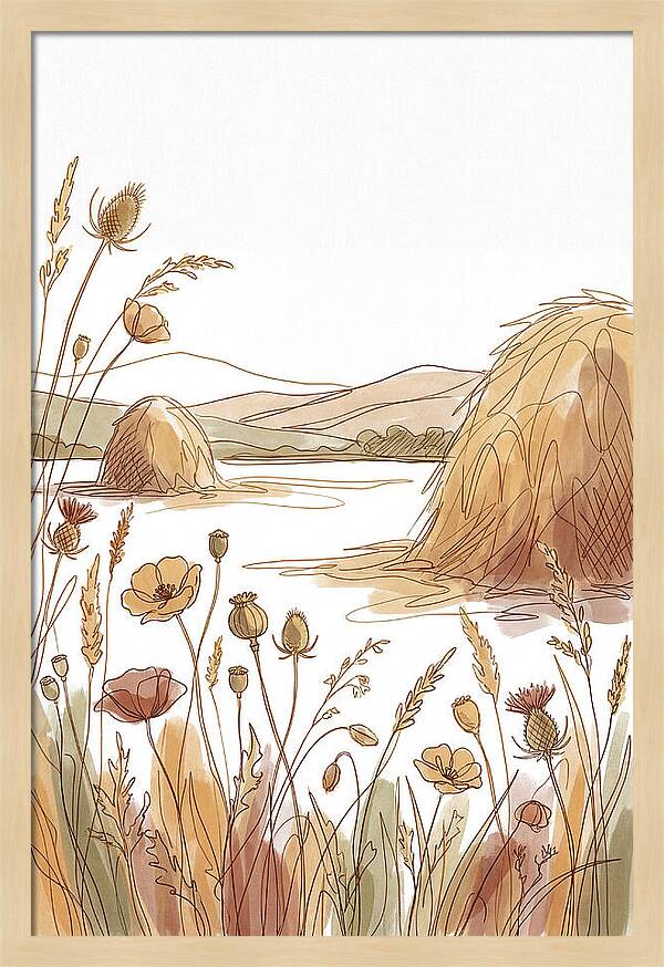 Meadow Hay Harvest Serenity