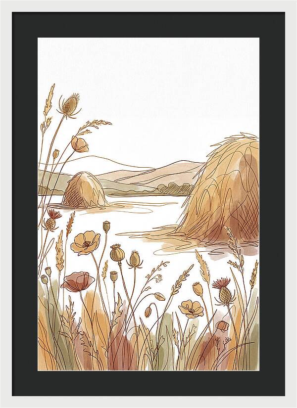 Meadow Hay Harvest Serenity