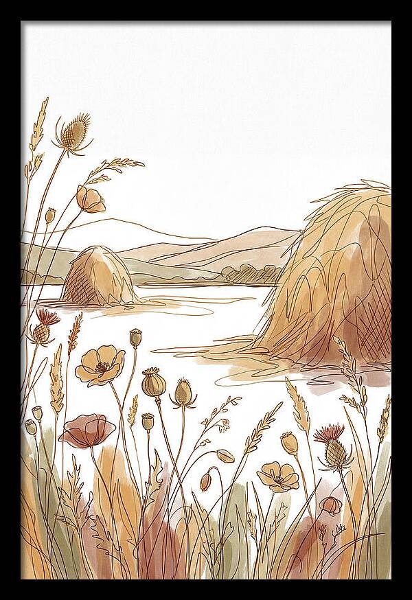 Meadow Hay Harvest Serenity