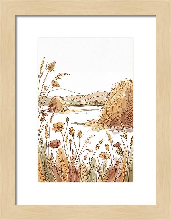 Meadow Hay Harvest Serenity