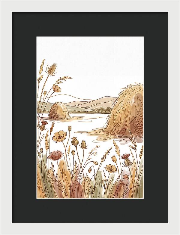 Meadow Hay Harvest Serenity