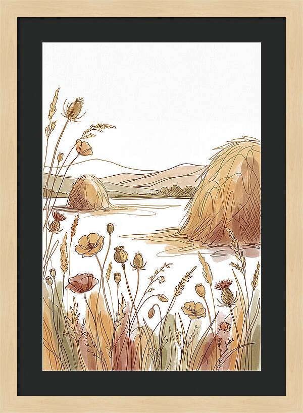 Meadow Hay Harvest Serenity