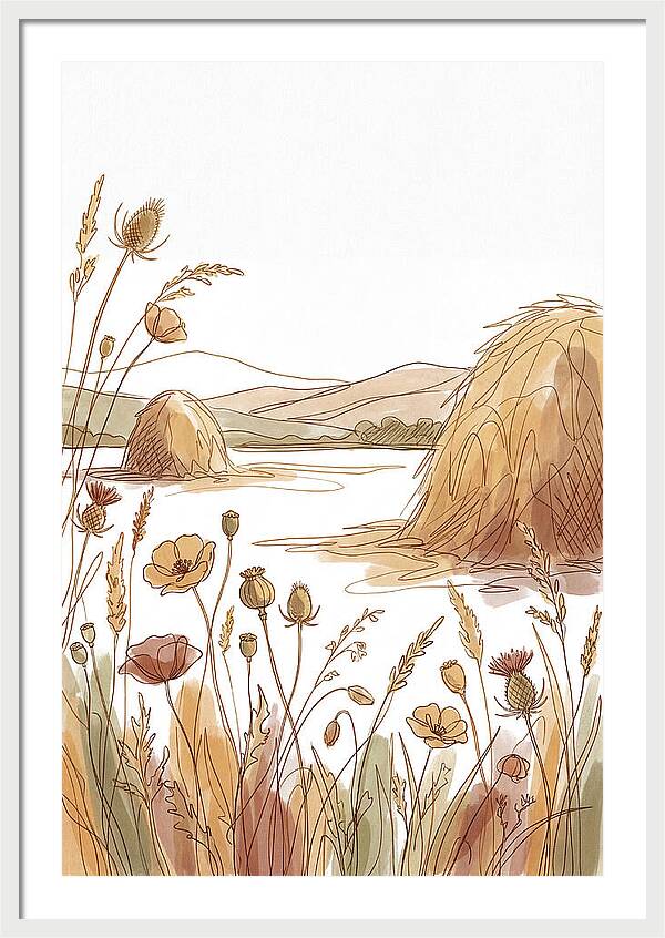 Meadow Hay Harvest Serenity