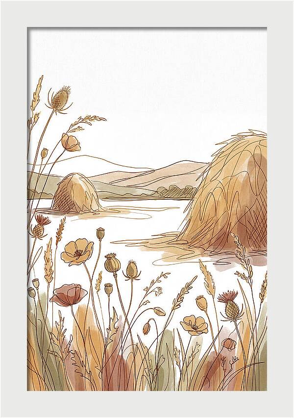 Meadow Hay Harvest Serenity