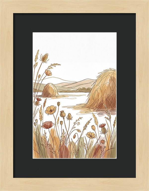 Meadow Hay Harvest Serenity