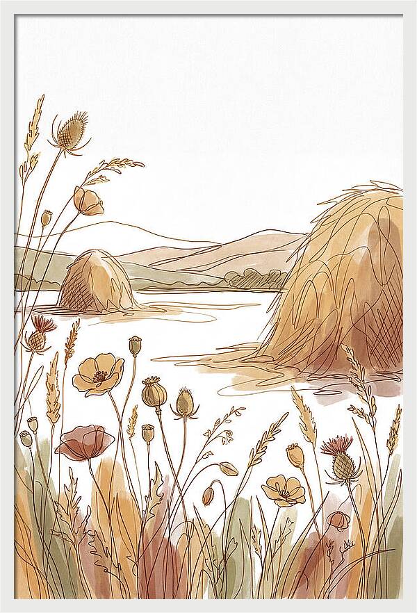 Meadow Hay Harvest Serenity