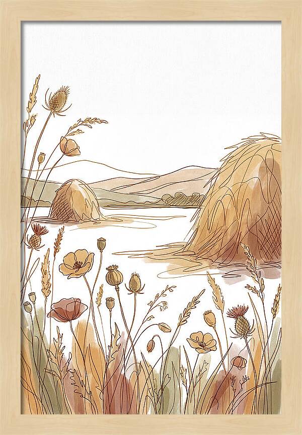 Meadow Hay Harvest Serenity