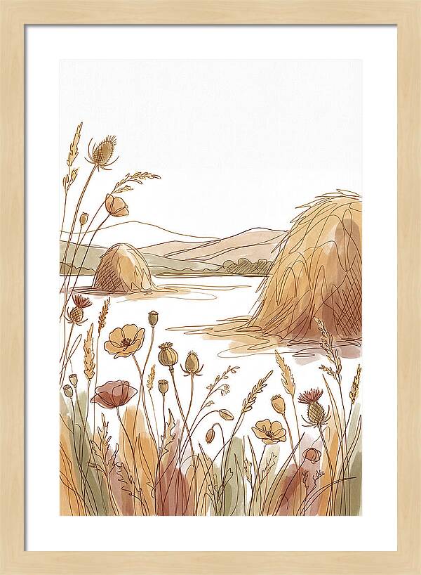 Meadow Hay Harvest Serenity