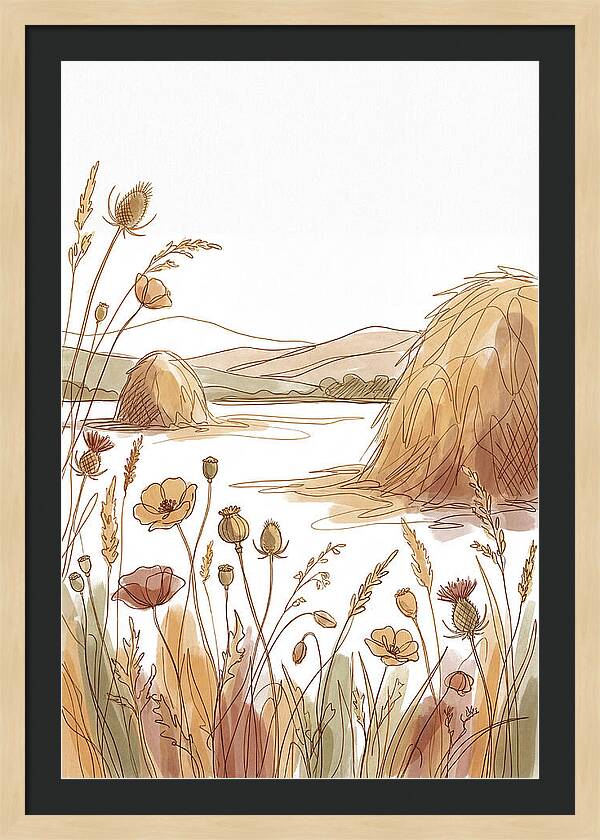 Meadow Hay Harvest Serenity