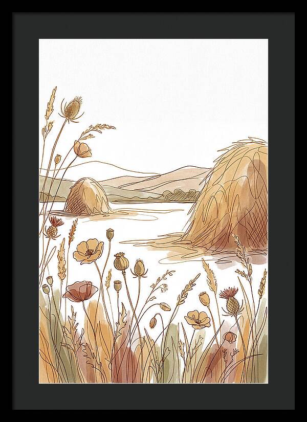 Meadow Hay Harvest Serenity