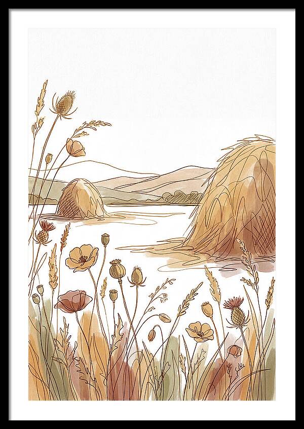 Meadow Hay Harvest Serenity