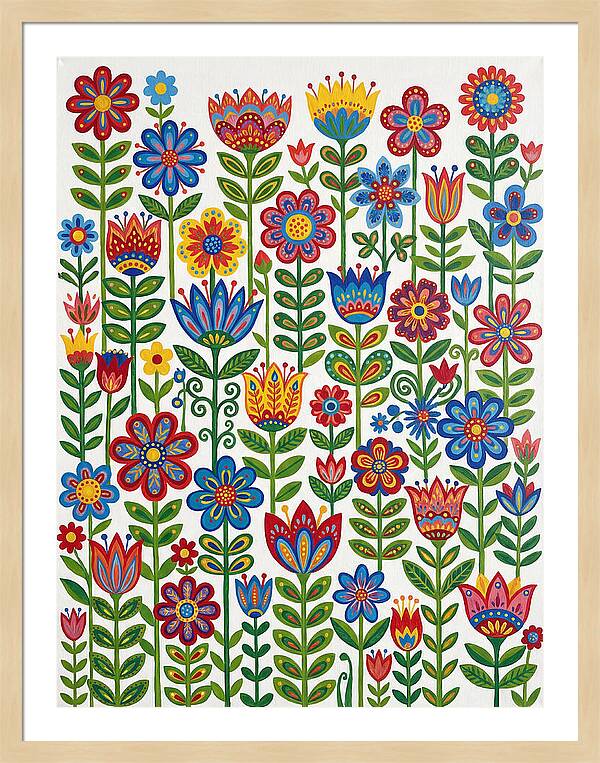 Meadow Of Colorful Blooms