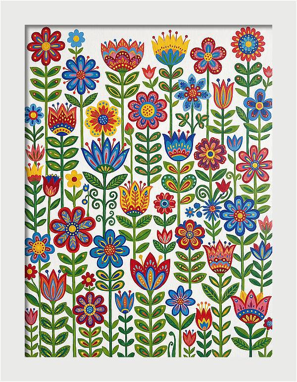 Meadow Of Colorful Blooms