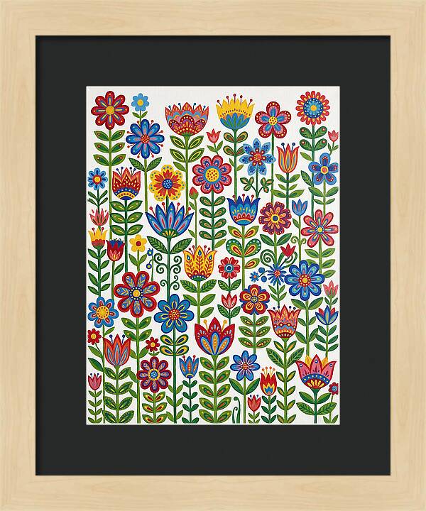 Meadow Of Colorful Blooms