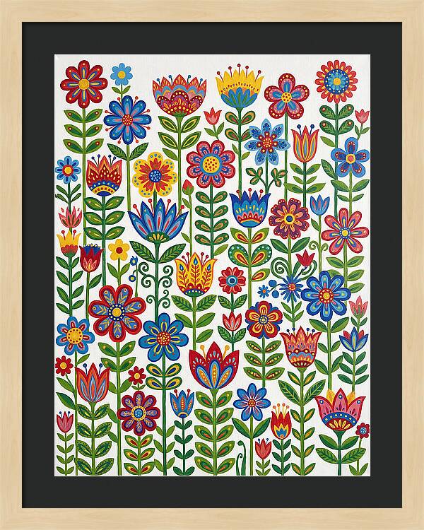 Meadow Of Colorful Blooms