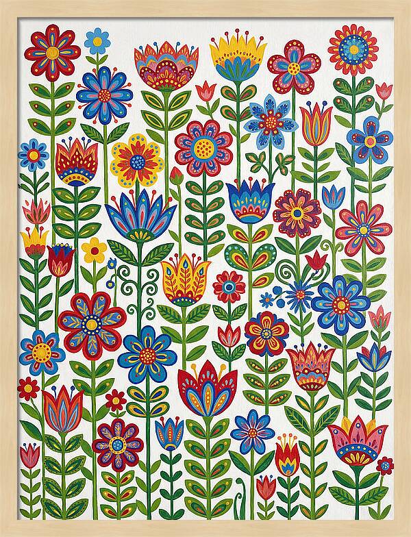 Meadow Of Colorful Blooms