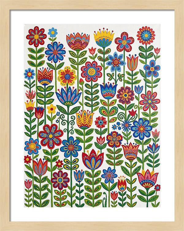 Meadow Of Colorful Blooms