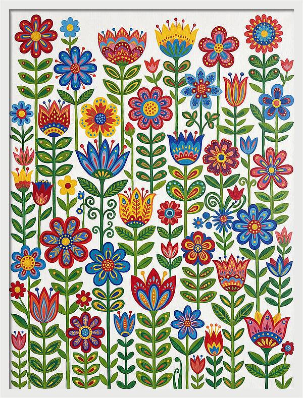 Meadow Of Colorful Blooms