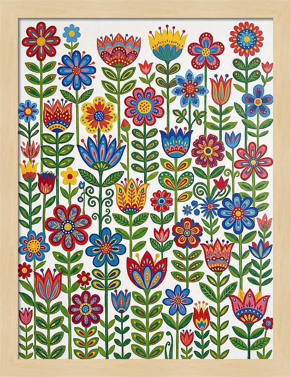 Meadow Of Colorful Blooms