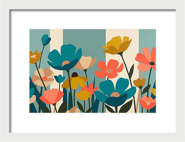 Meadow Of Vibrant Wildflowers