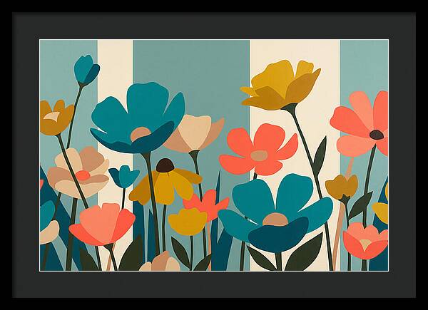 Meadow Of Vibrant Wildflowers