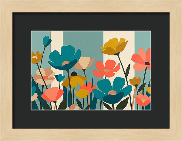 Meadow Of Vibrant Wildflowers