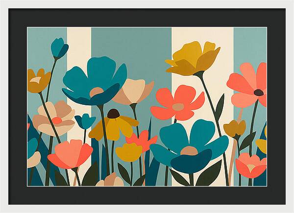 Meadow Of Vibrant Wildflowers