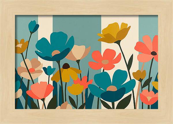 Meadow Of Vibrant Wildflowers