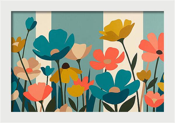 Meadow Of Vibrant Wildflowers