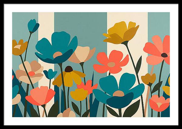 Meadow Of Vibrant Wildflowers
