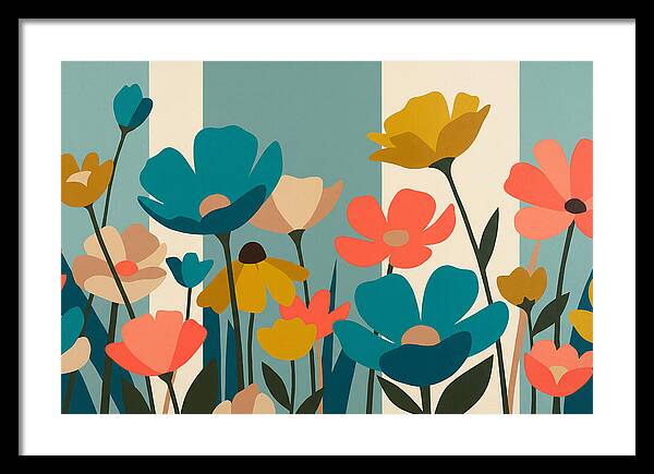 Meadow Of Vibrant Wildflowers