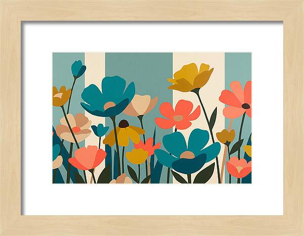 Meadow Of Vibrant Wildflowers