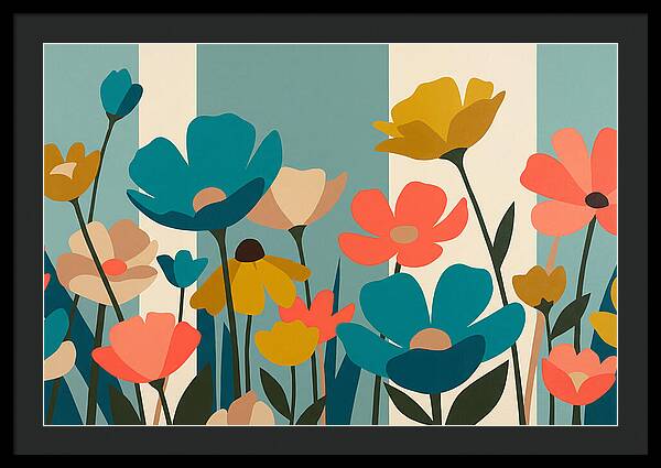 Meadow Of Vibrant Wildflowers