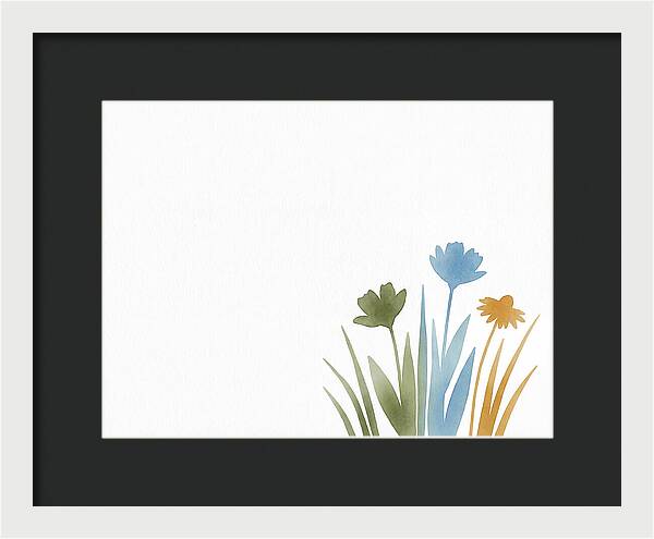 Meadow Wildflowers In Soft Hues