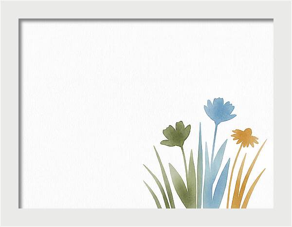 Meadow Wildflowers In Soft Hues