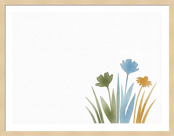 Meadow Wildflowers In Soft Hues