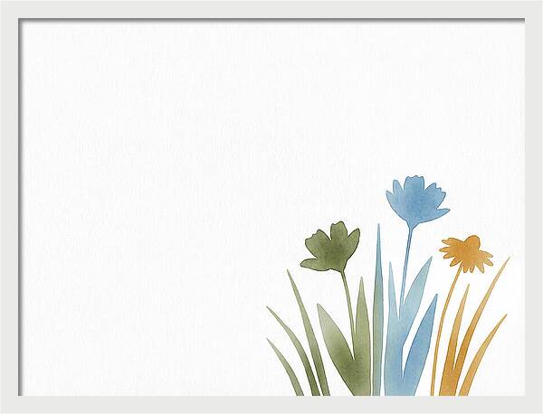 Meadow Wildflowers In Soft Hues