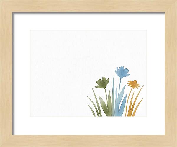 Meadow Wildflowers In Soft Hues