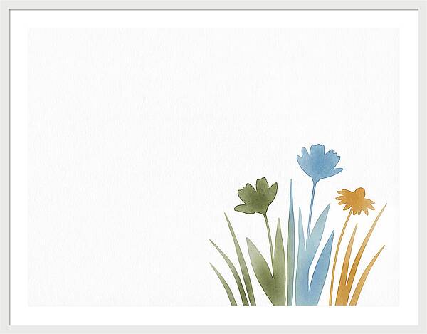 Meadow Wildflowers In Soft Hues